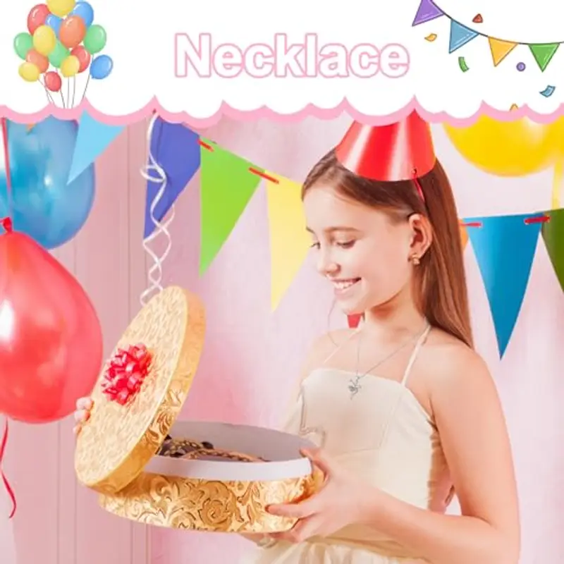 Danza Ballerina Ballerina Balletto Pendente Collana Fascino Sorpresa Regalo di gioielli per Ragazze, donne (Multicolore) miniatura 3