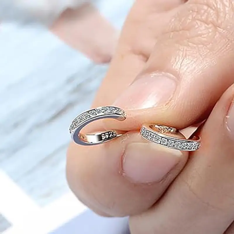 DaPongZhi orecchini per orecchie a sventola, orecchini a clip, correttore orecchie a sventola, non perforanti, per miniatura 2