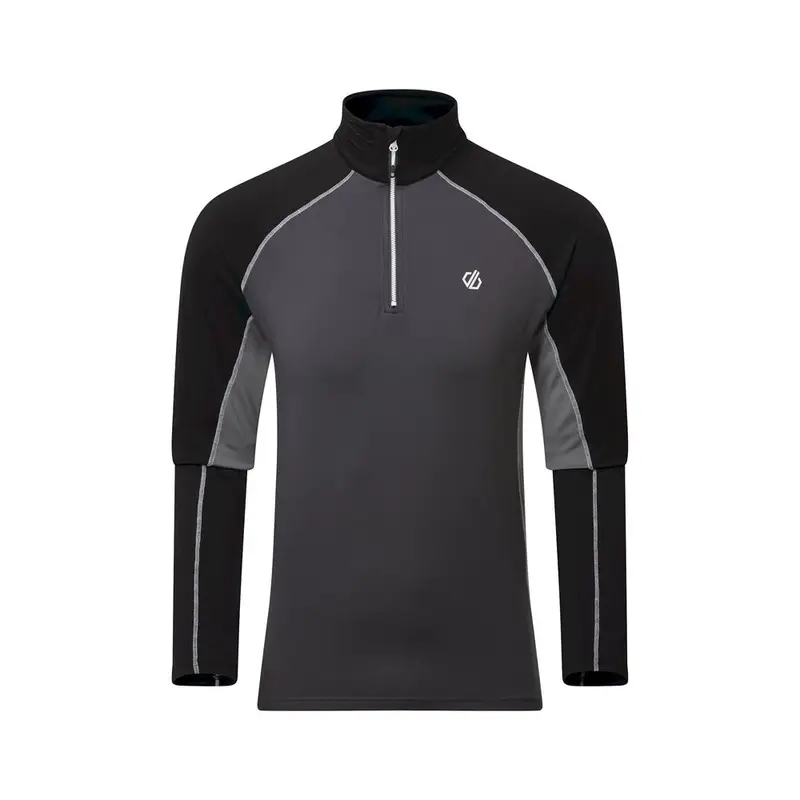 Microfleece Interfused Ii Core Stretch Grigio Nero Uomo S