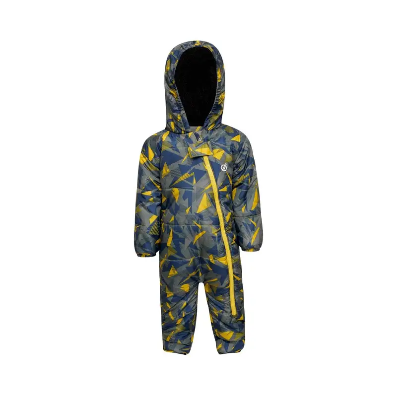 Tuta Sci Grigio Blu Giallo Baby 6-12M