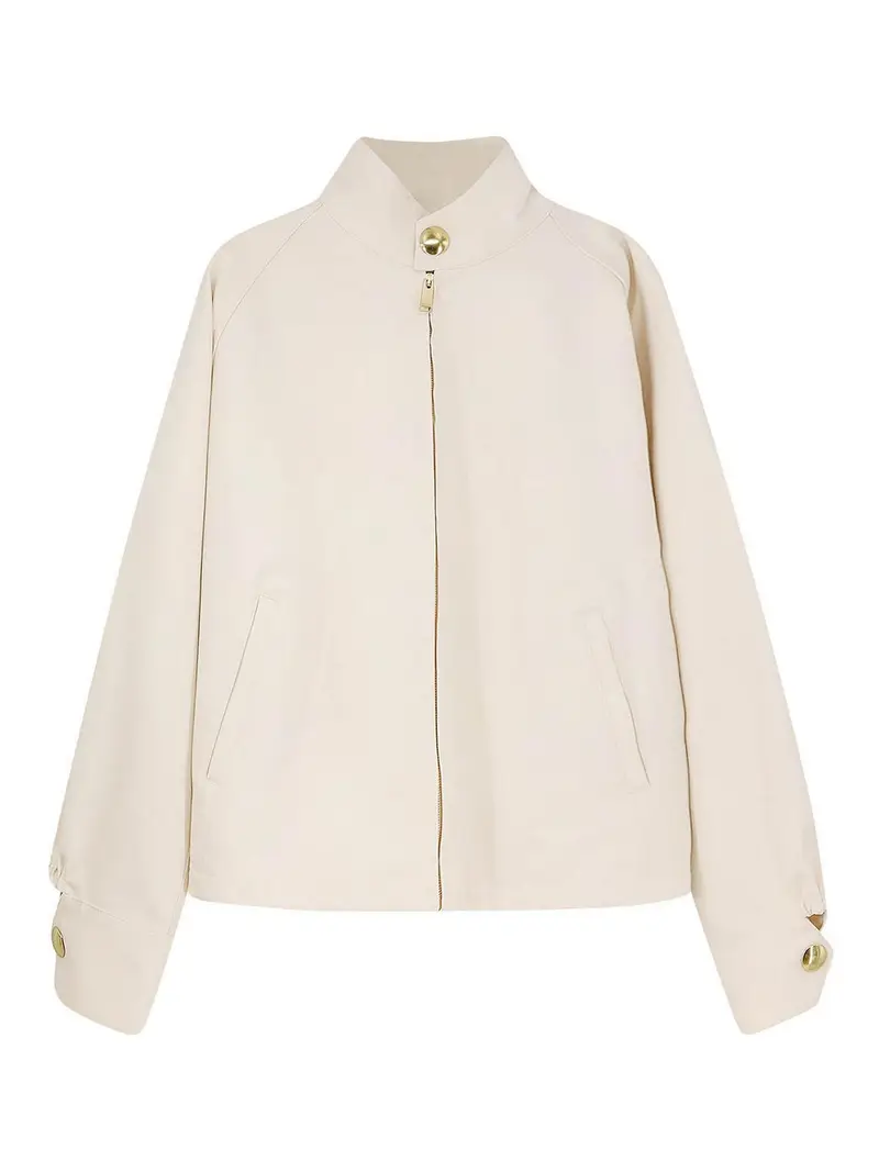 Giubbino Robbie In Cotone Organico Bianco