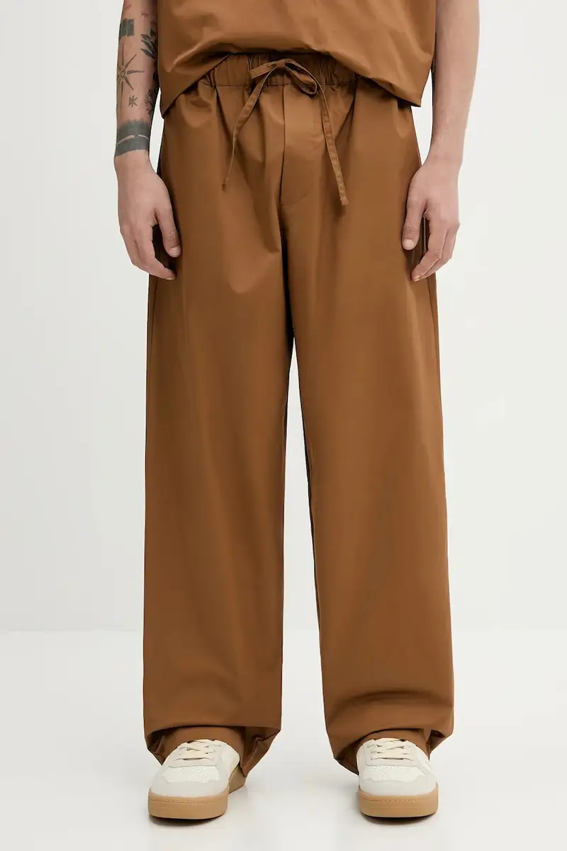 pantaloni Ian uomo colore marrone MTR35.FAC81