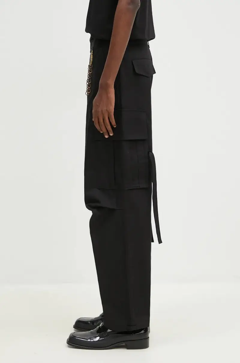 pantaloni in cotone Saint colore nero MTR19.FAC48.0099