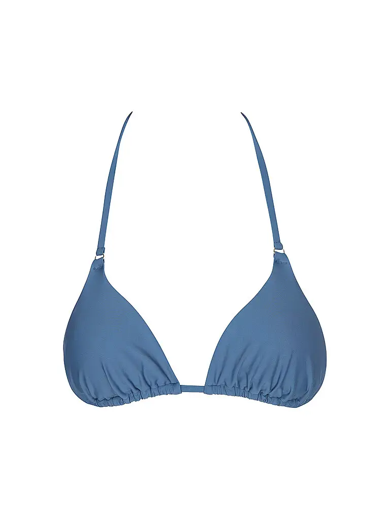 Bikinioberteil da donna a triangolo blu | 34