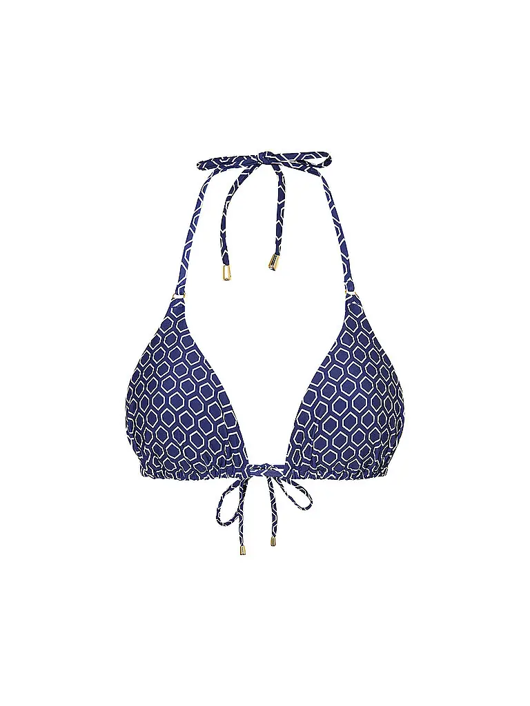 Bikinioberteil da donna a triangolo blu | 34