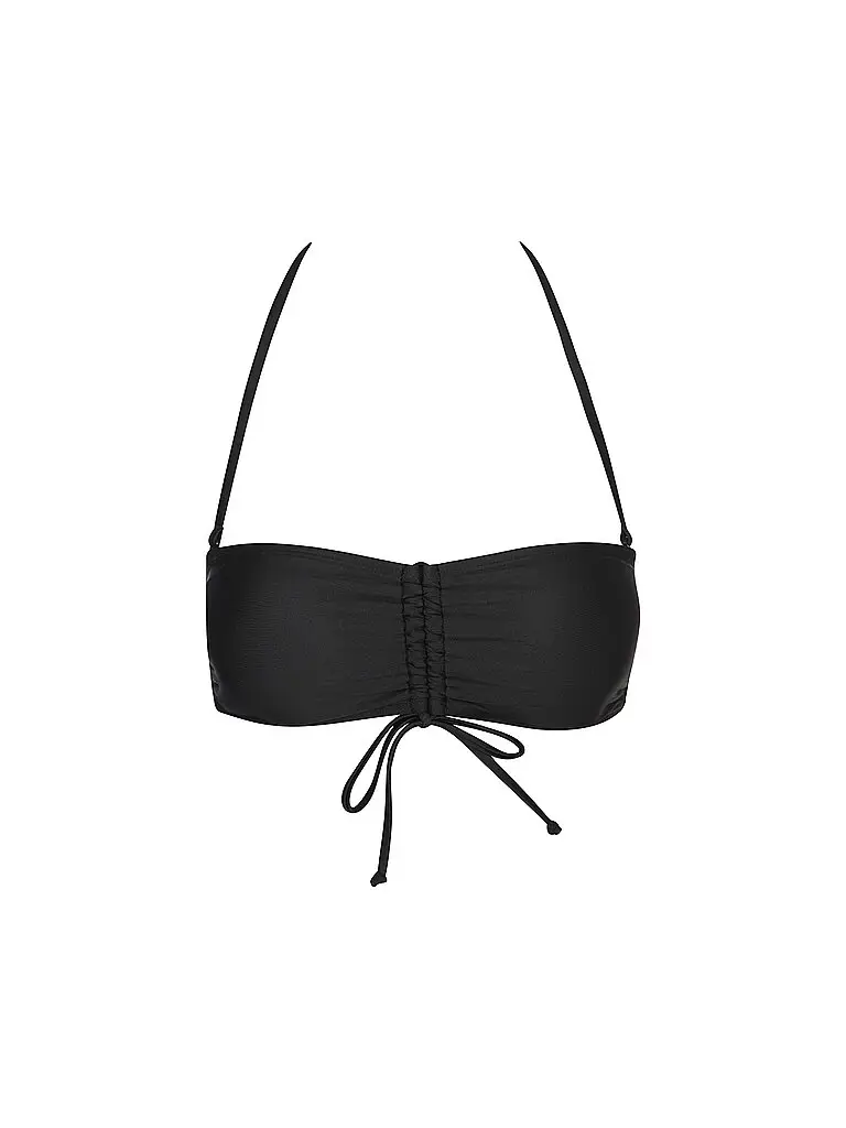 Bikinioberteil da donna New Bandeaux nero | 36