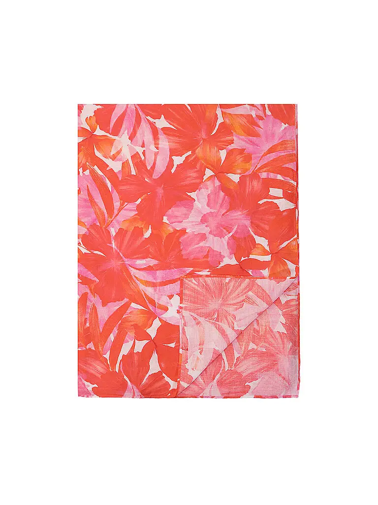 Pareo da donna grande con fiori hawaiani rosso