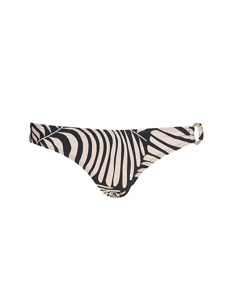 Slip bikini da donna con anello decorativo beige | 36