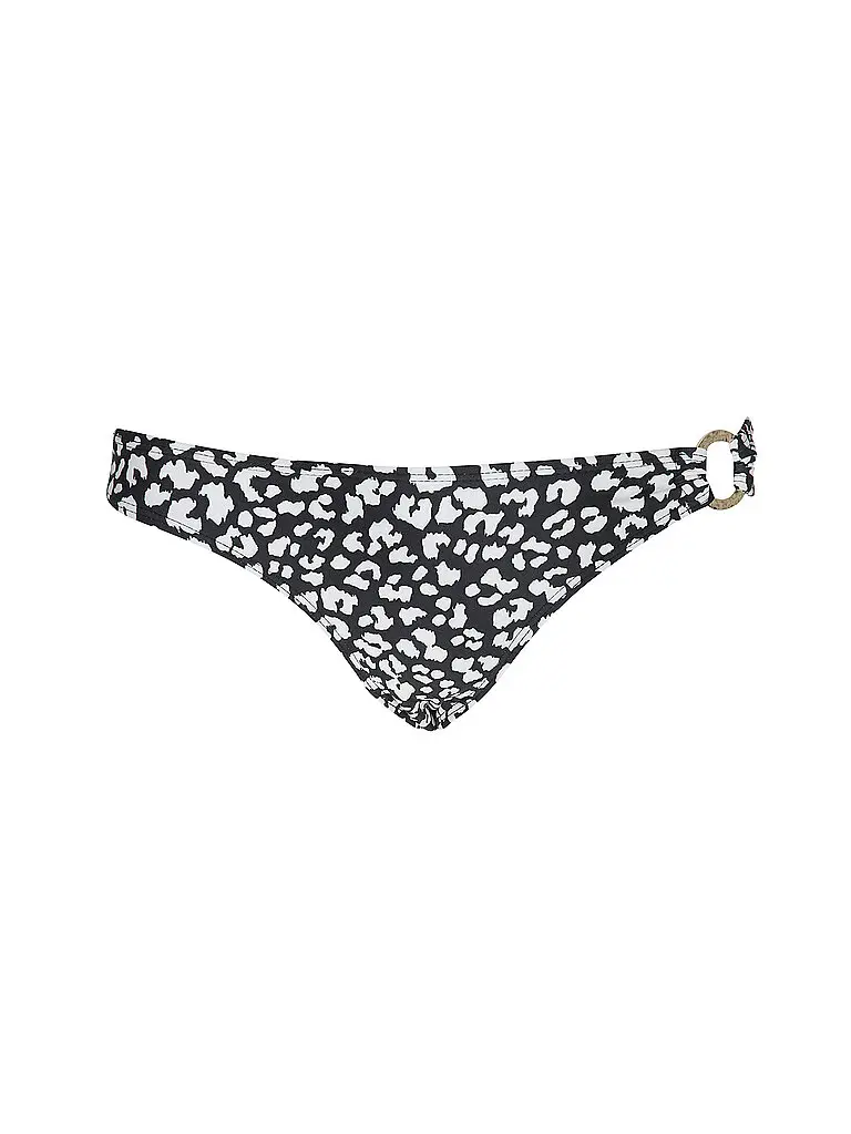 Slip bikini da donna con anello decorativo nero | 36