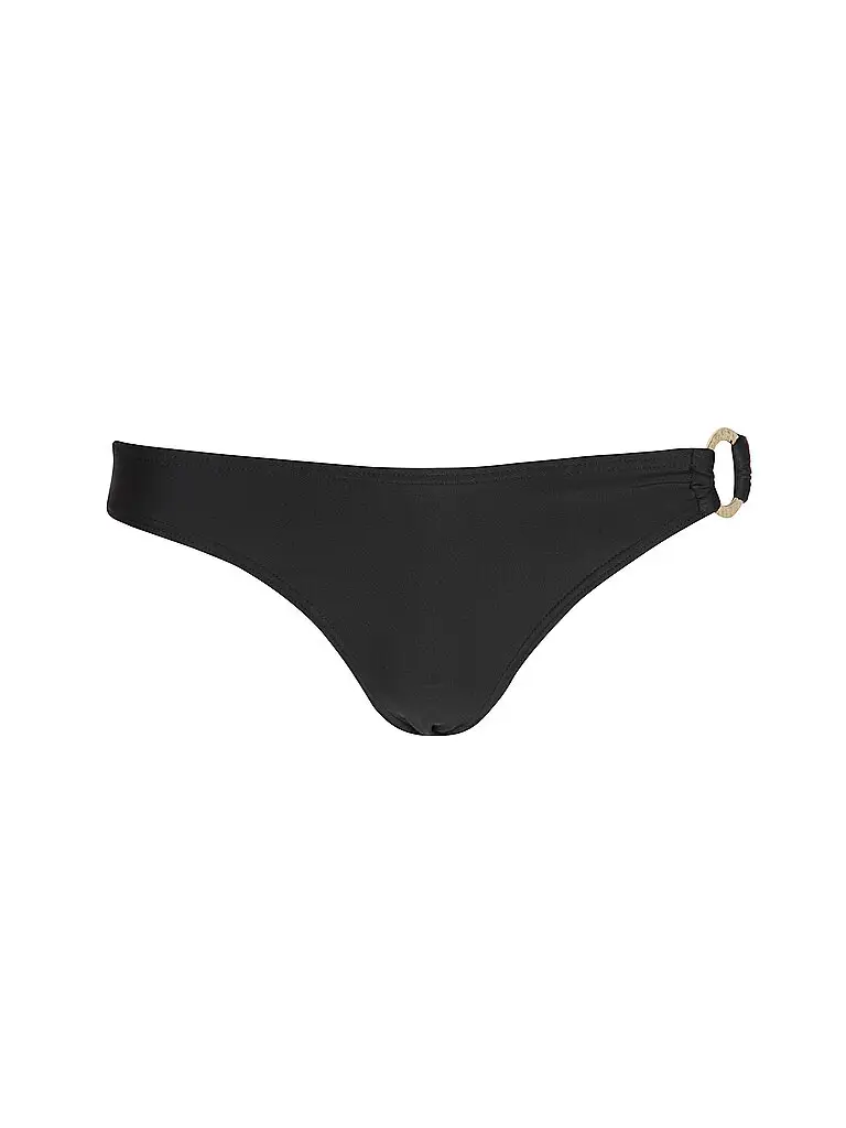 Slip bikini da donna con anello decorativo nero | 36