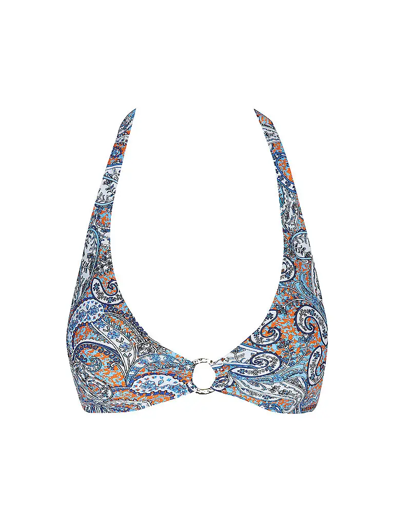 Top bikini da donna con allacciatura al collo multicolore | 36