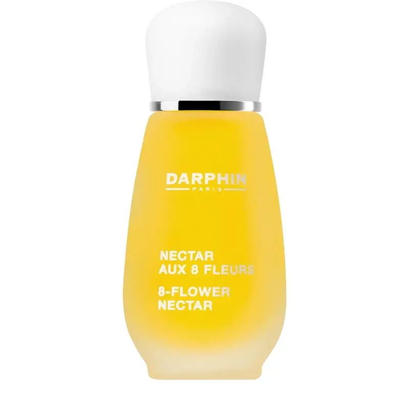 Essential Elixir Olio di nettare di 8 fiori Omega 6 Olio anti-età giorno e notte per viso e collo 15 ml