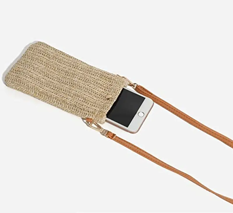 Dasellfa Borsa a tracolla Donna Beige 758264 miniatura 4