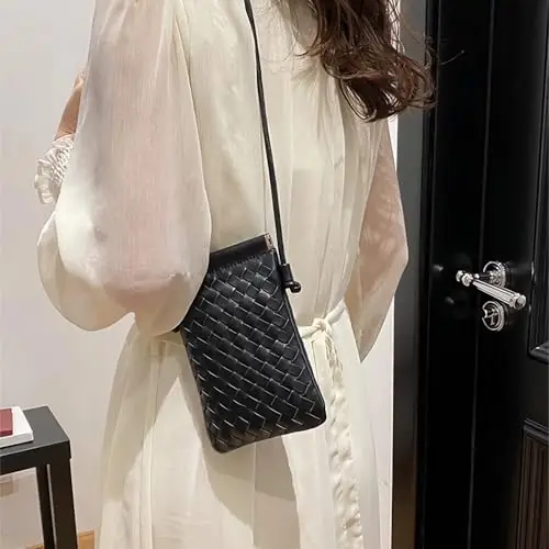 Dasellfa Borsa Tracolla Donna Porta Cellulare, Porta Cellulare da Collo, Portacellulare da Collo Donna, Mini Borsa a miniatura 3