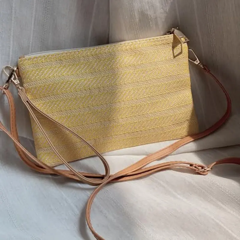 Dasellfa Borsa a tracolla Donna Giallo 1604066 miniatura 2