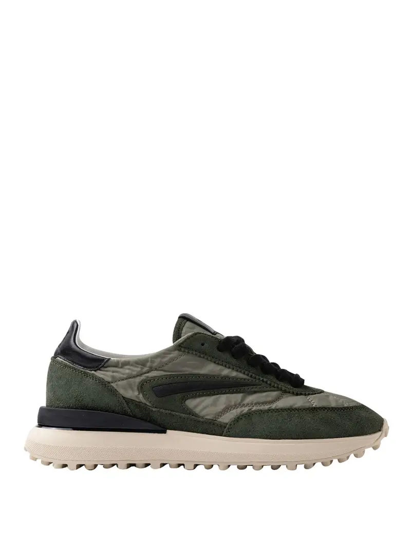 sneakers date athleta nylon da uomo - verde