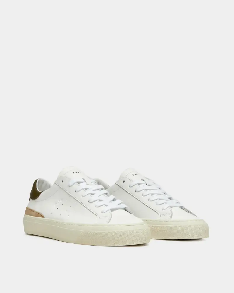 SONICA CALF WHITE-ARMY Verde miniatura 3