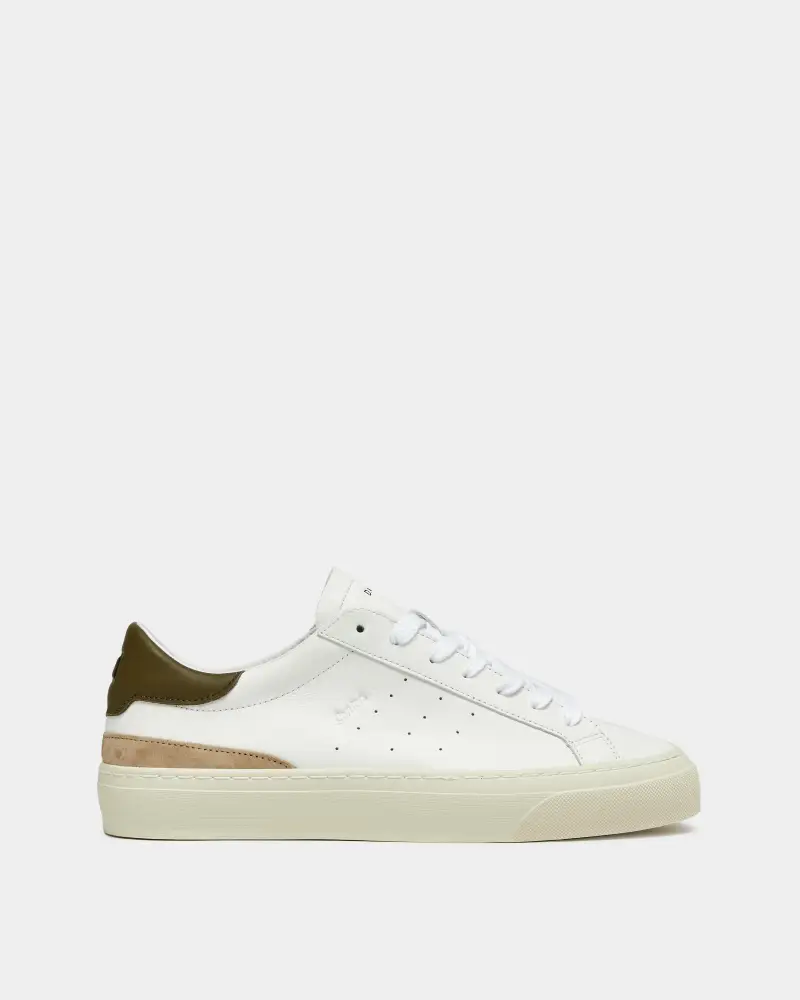 SONICA CALF WHITE-ARMY Verde