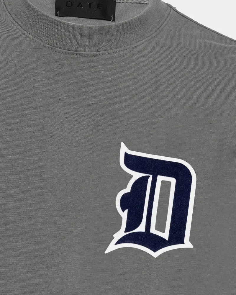 DATE T-shirt Grigio 2311772 miniatura 3