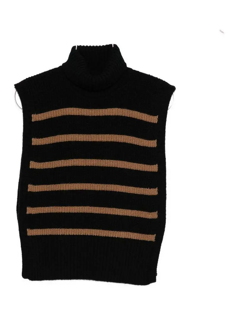 Maglione Dolcevita in Lana Nero