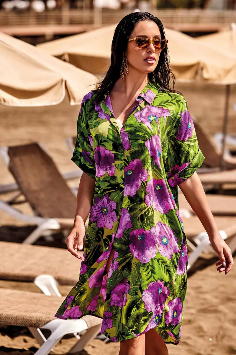 ABITO CAMICIA VIOLET | Colore Multi |