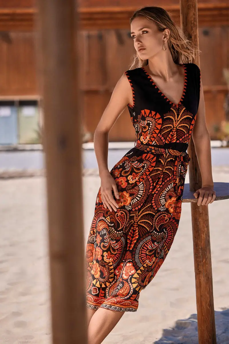 ABITO LUNGO SMANICATO JULIANA | Colore Multi |