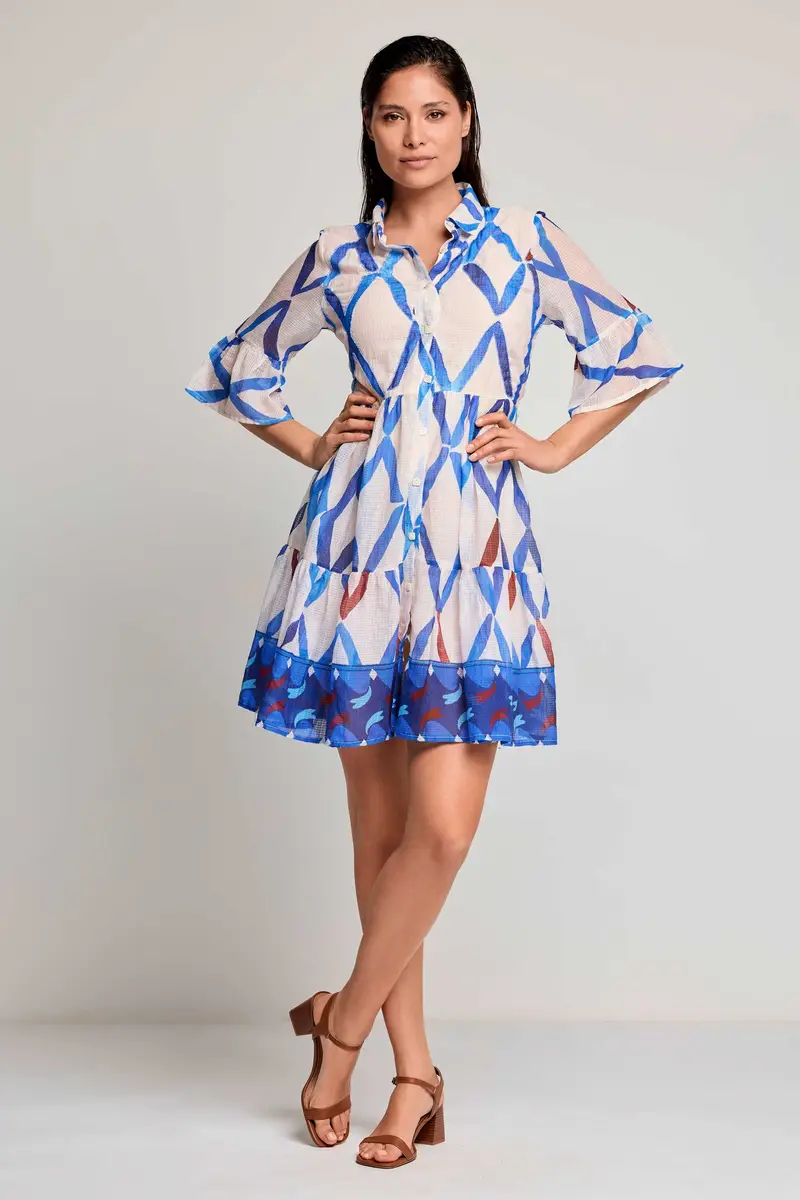 ABITO CAMICIA DINA | Colore Blu |