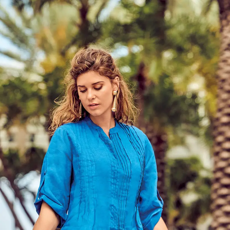 ABITO CAMICIA IN BLU | Colore Blu |