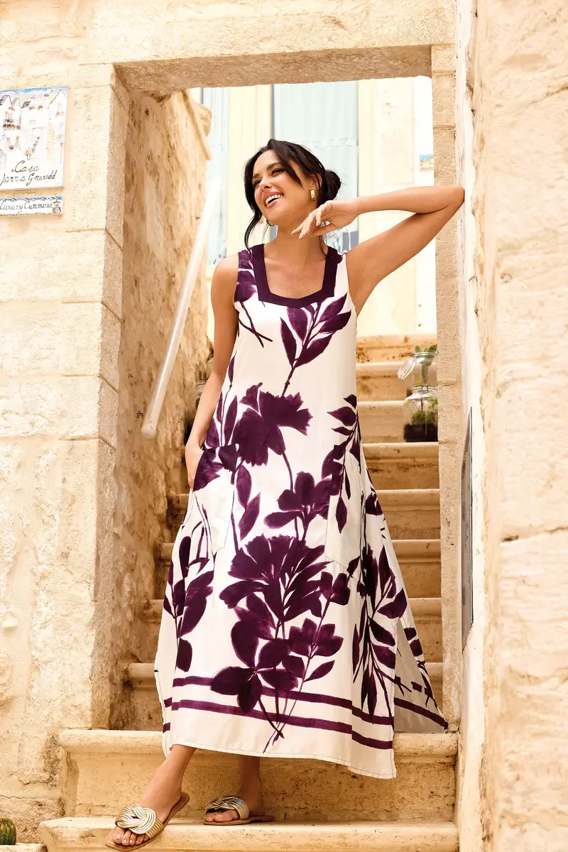 ABITO LUNGO SMANICATO RACHELE | Colore Multi |