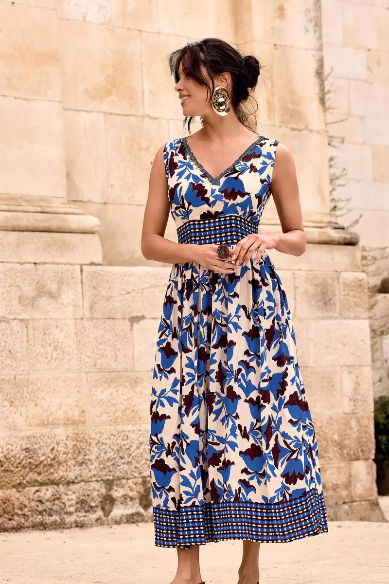 ABITO LUNGO SMANICATO SUSANNE | Colore Multi |