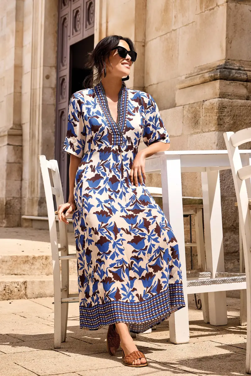 ABITO LUNGO SUSANNE | Colore Multi |