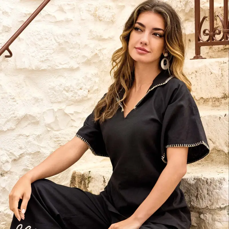 BLUSA GRAZIA | Colore Nero |