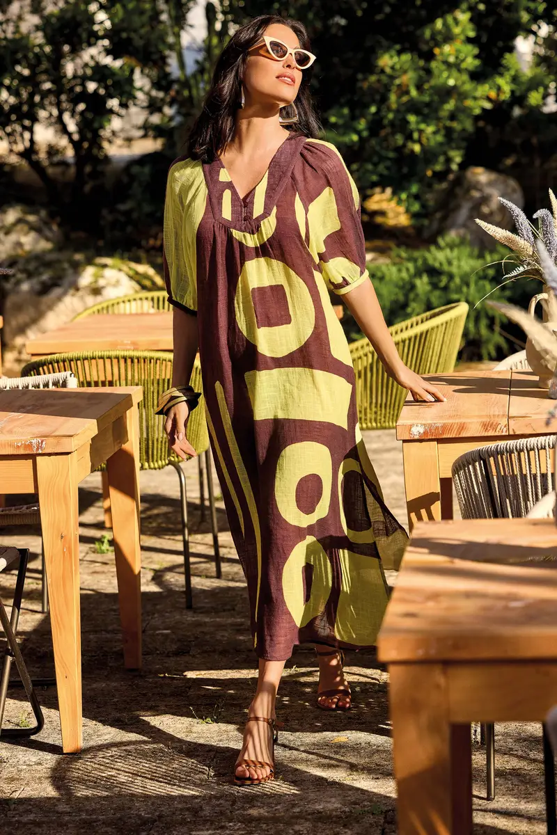 CAFTANO LUNGO ERSILIA | Colore Multi |