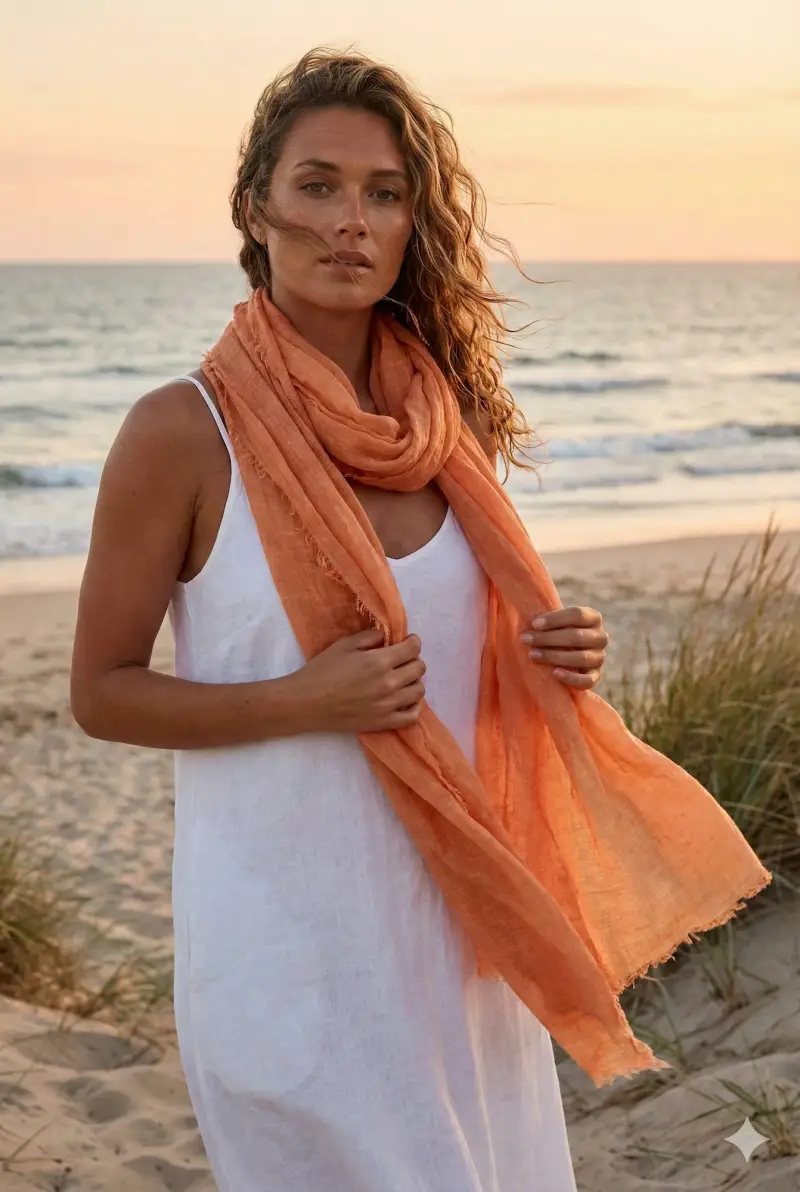 FOULARD ATHENA | Colore Arancione |