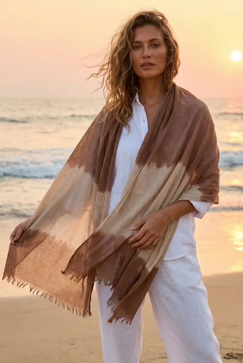 FOULARD SELENE | Colore Marrone |