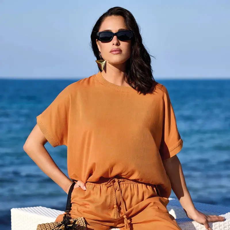 T-SHIRT IMELDA | Colore Arancione |