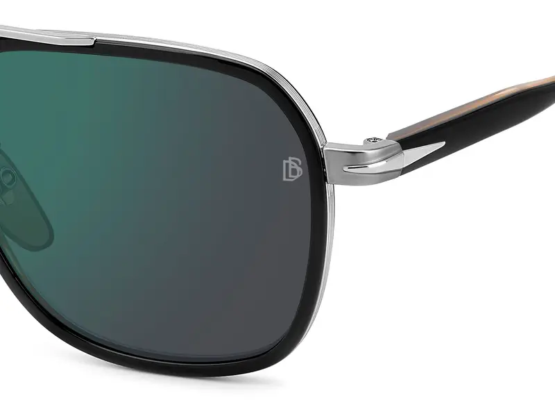 DAVID BECKHAM DB 1161/S 05K/MT Occhiali da sole Verde Specchiato miniatura 2