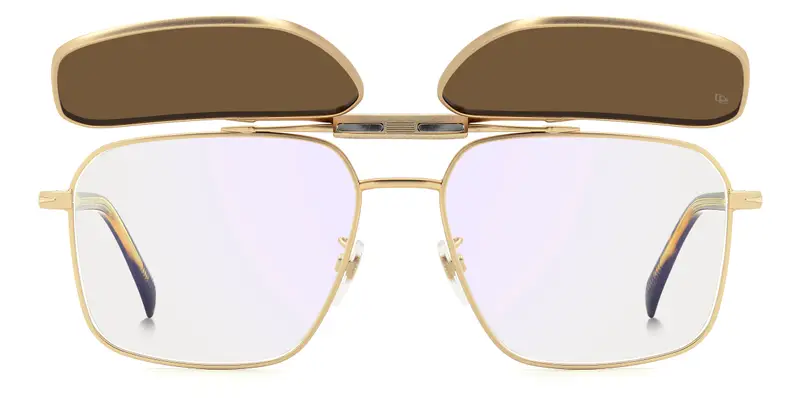 DAVID BECKHAM DB 1187/G/C 8SO Montature da vista Marrone miniatura 2