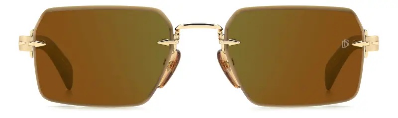 DB 7109/S T5U/MT Occhiali da sole Verde Specchiato miniatura 2