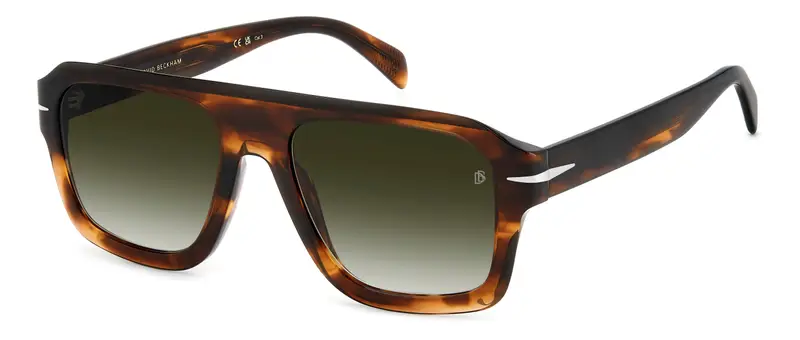 DAVID BECKHAM  DB 7127/S EX4/9K Occhiali da sole   Verde   Sfumato