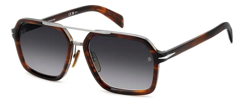 DAVID BECKHAM  DB 7128/S 6C5/9O Occhiali da sole   Grigio   Sfumato