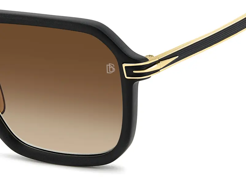 DAVID BECKHAM DB 7136/S I46/86 Occhiali da sole Nero Sfumato miniatura 2