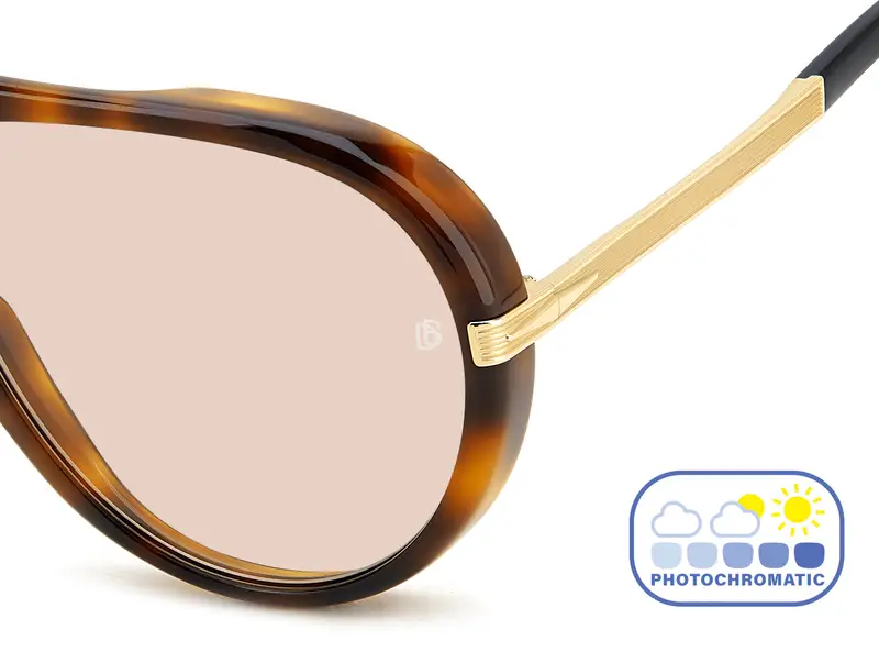 DAVID BECKHAM DB 99/VOYAGER 2IK/3O Occhiali da sole Rosa miniatura 3