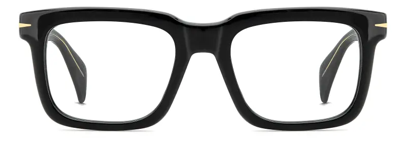 Uomo DAVID BECKHAM DB 1237 807 Montature da vista Acetato Nero Squadrata Normale miniatura 2