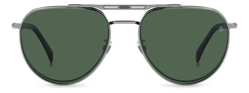 Uomo DAVID BECKHAM DB 1238/C 31Z/UC Montature da vista Metallo Rutenio Verde Pilot Polarizzata miniatura 2