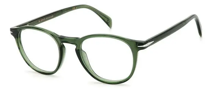 Uomo DB 1018 1ED Montature da vista Acetato Verde Rotonda