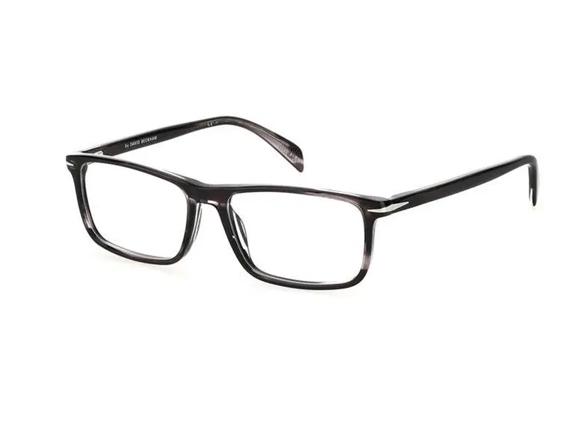 DAVID BECKHAM Uomo DB 1019 2W8 Montature da vista Acetato Grigio Squadrata