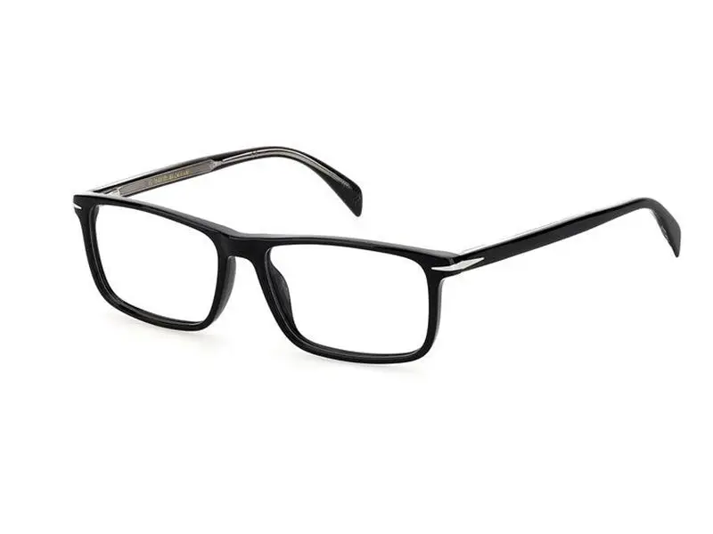 Uomo DB 1019 807 Montature da vista Acetato Nero Squadrata