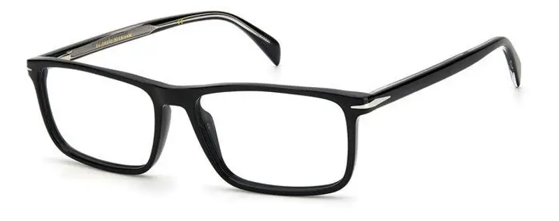Uomo DB 1019 807 Montature da vista Acetato Nero Squadrata