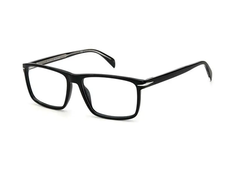 DAVID BECKHAM Uomo DB 1020 807 Montature da vista Acetato Nero  Squadrata